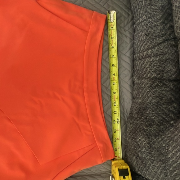 Like new size 6 Gianni Bini skort with pockets orange - Picture 5 of 5